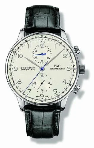 IWC Portuguese Chrono-Automatic White Gold / Silver IW3714-05 (3714-05, IW371405)